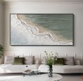 Beach wave abstract sand 18 wall art minimalism